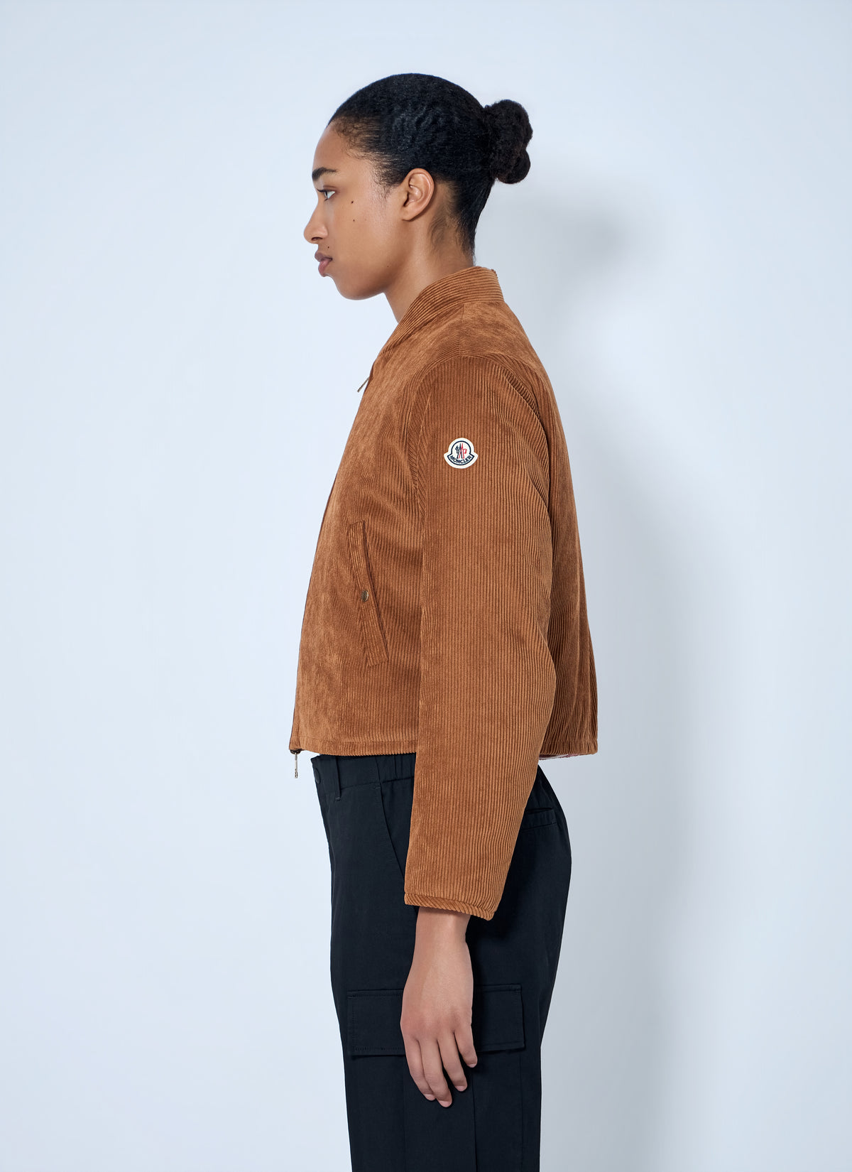 Moncler Women Blageon Corduroy Reversible Down Jacket