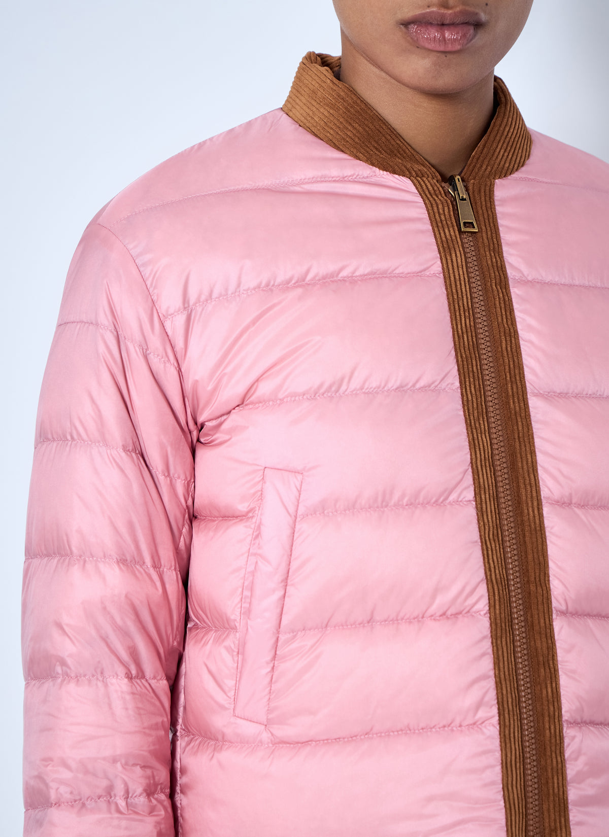 Moncler Women Blageon Corduroy Reversible Down Jacket