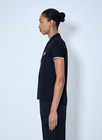 Moncler Moncler Women Piqué Polo Shirt With Logo Badge