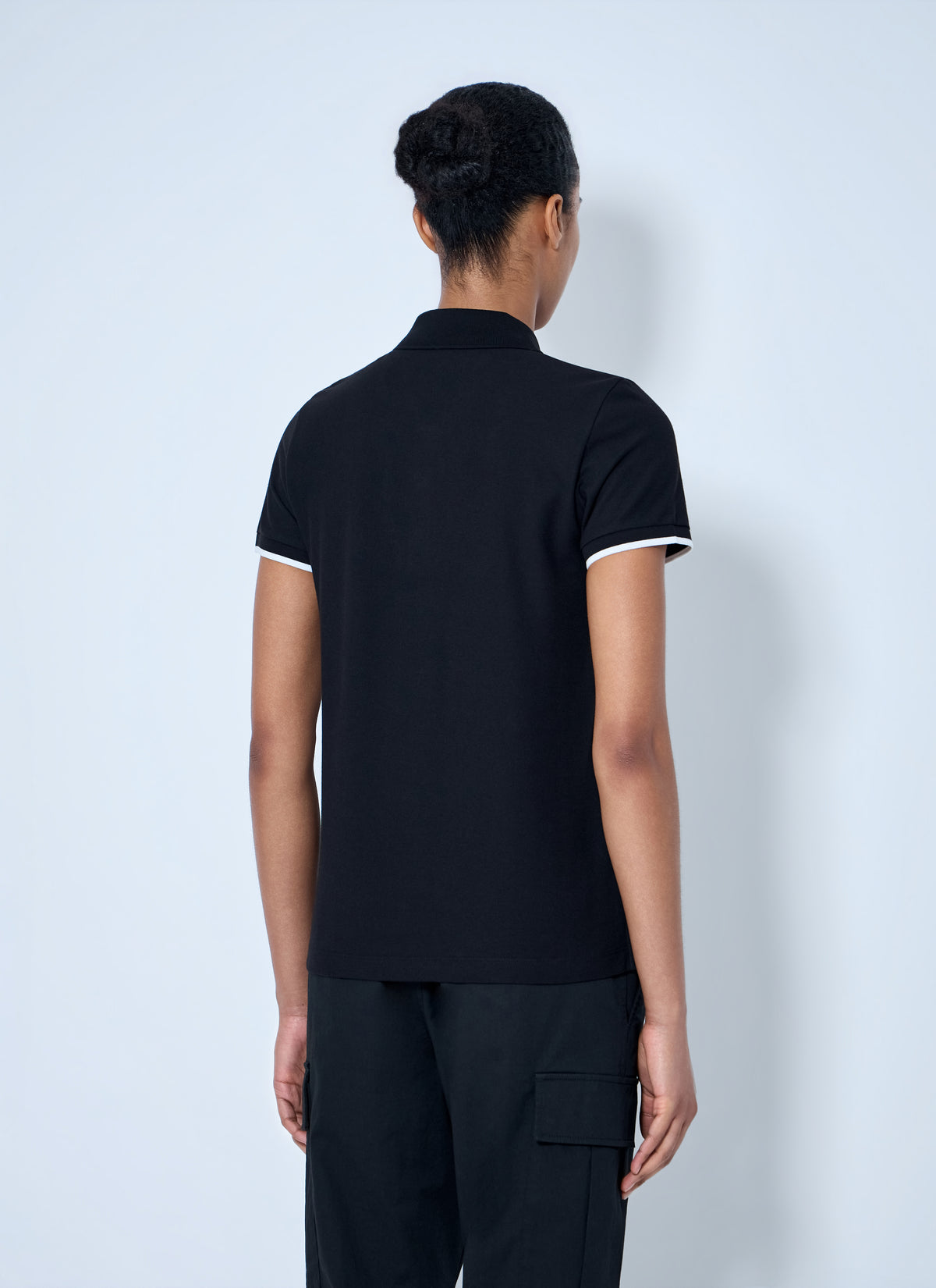 Moncler Moncler Women Piqué Polo Shirt With Logo Badge