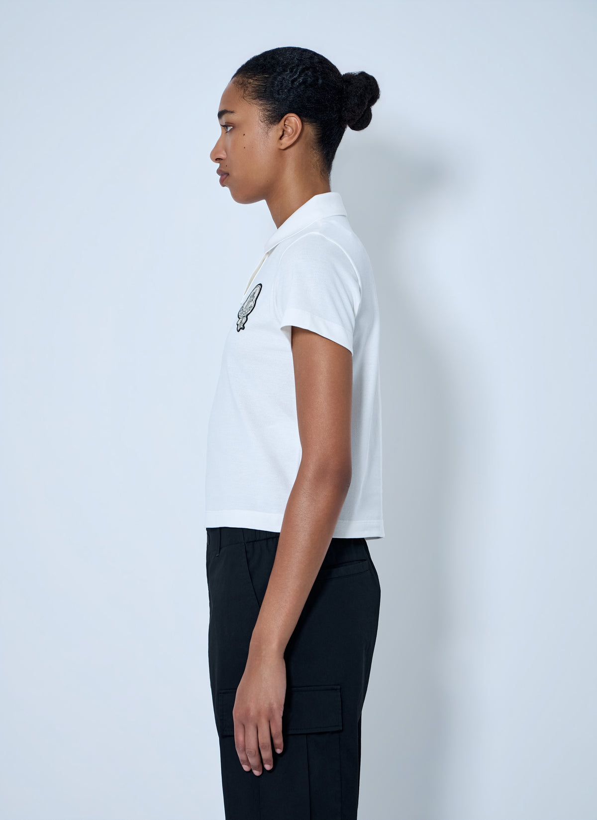 Moncler Moncler Women Embroidered Logo Polo Shirt