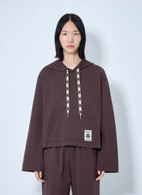 Moncler Moncler Women Hooded Sweatshirt With Contrast Drawstrings