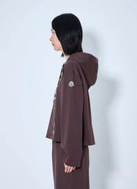 Moncler Moncler Women Hooded Sweatshirt With Contrast Drawstrings