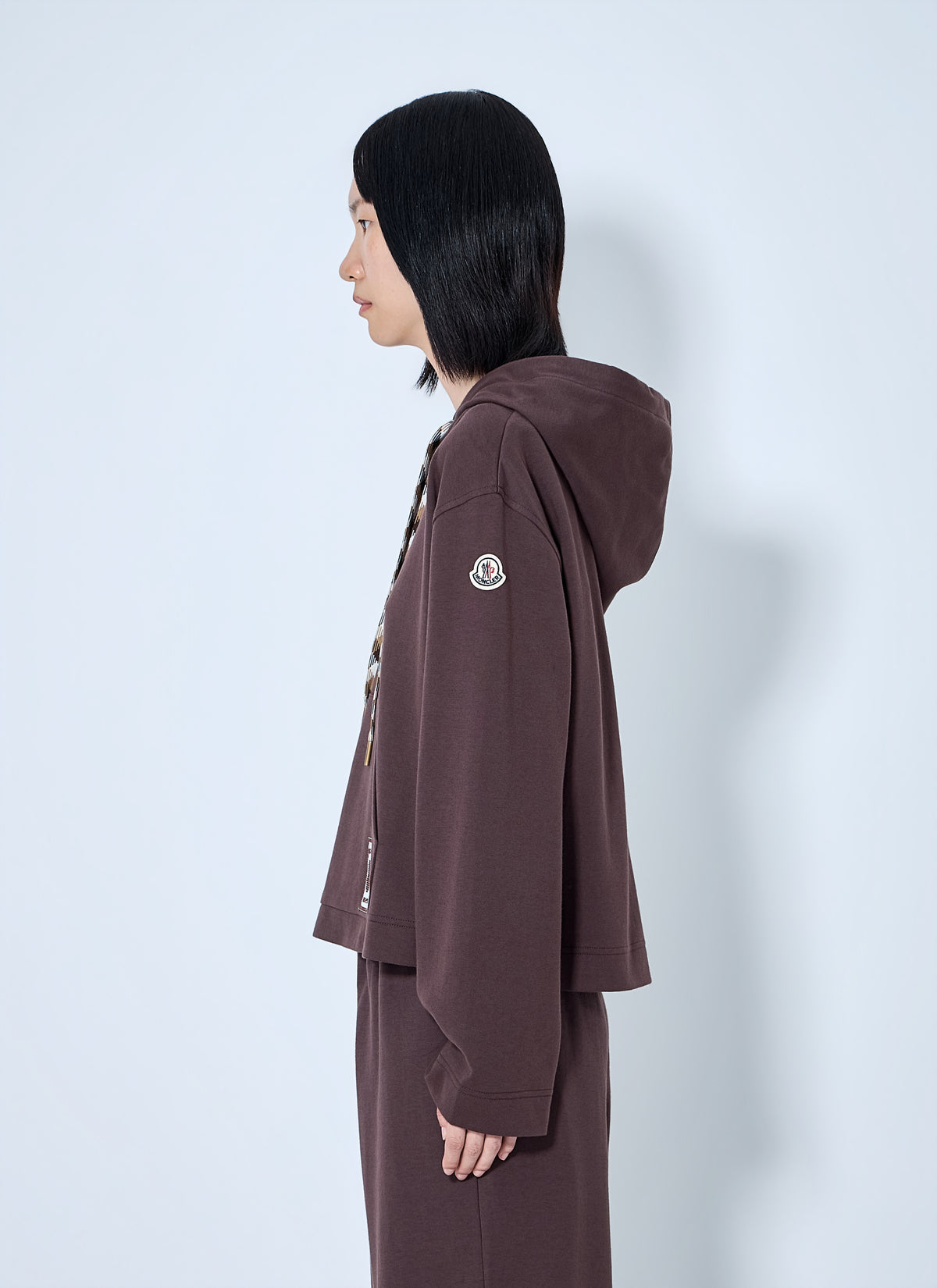 Moncler Moncler Women Hooded Sweatshirt With Contrast Drawstrings