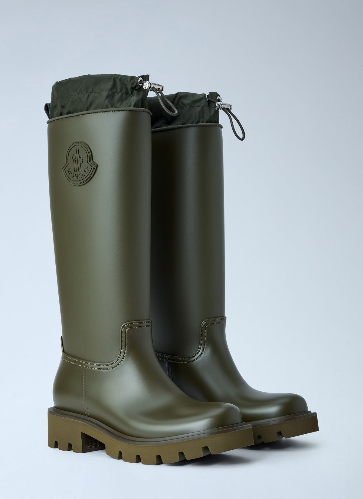 Moncler Women Kickstream High Rain Boots