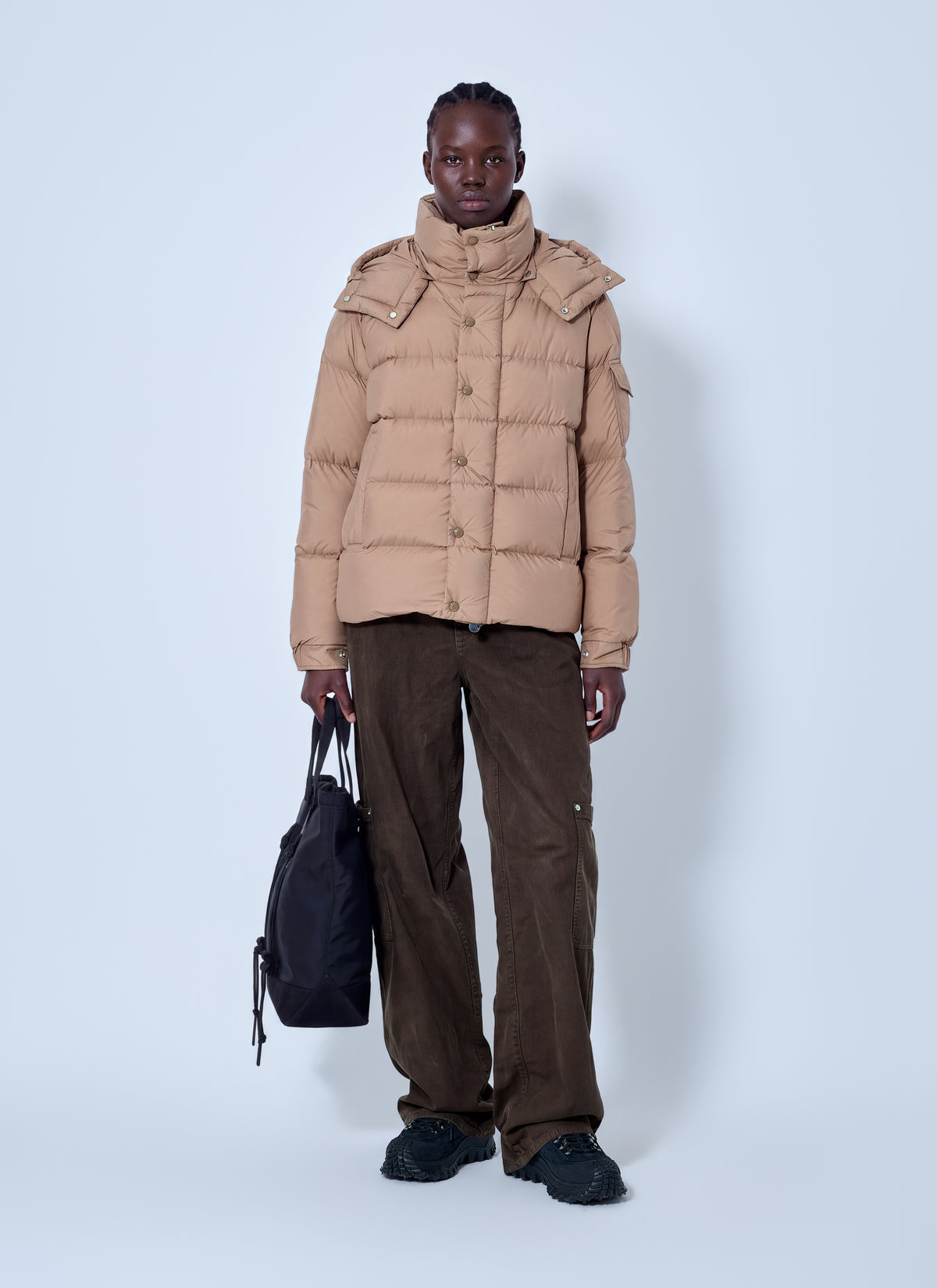 Moncler Women Maya 70 Hooded Short Down Jacket