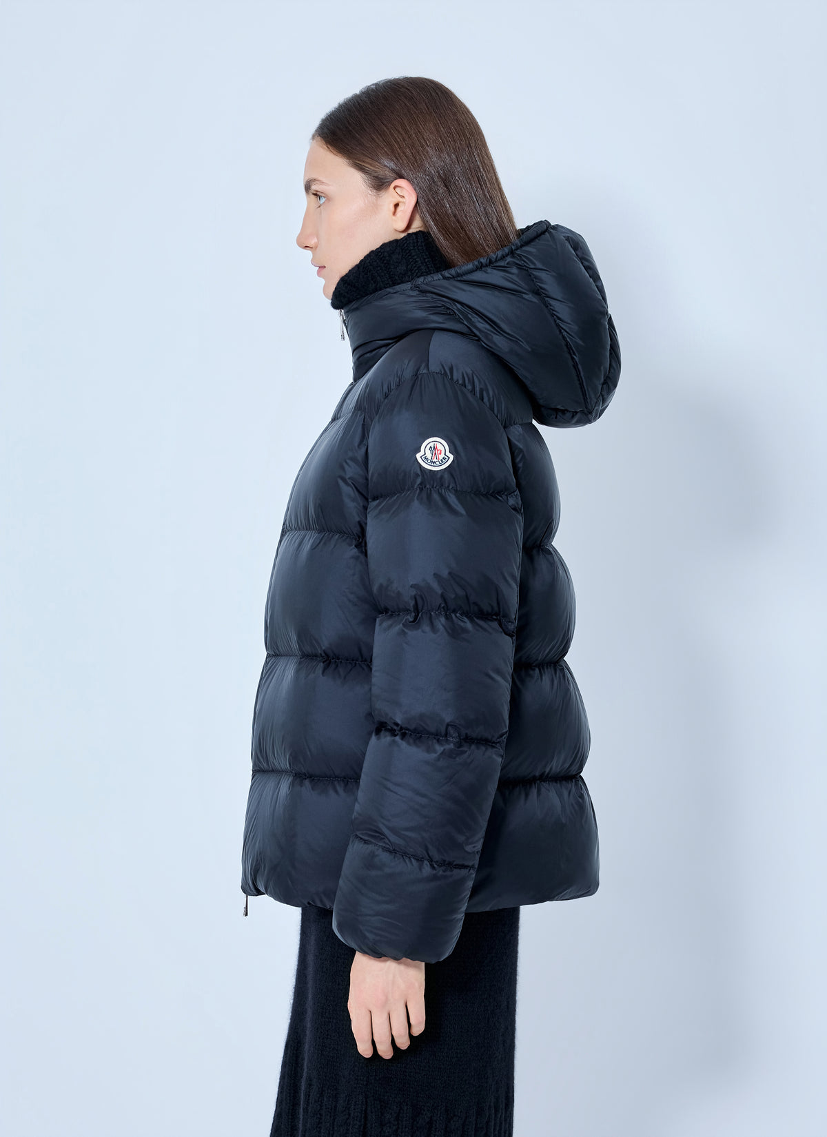 Moncler Women Feligule Hooded Short Down Jacket