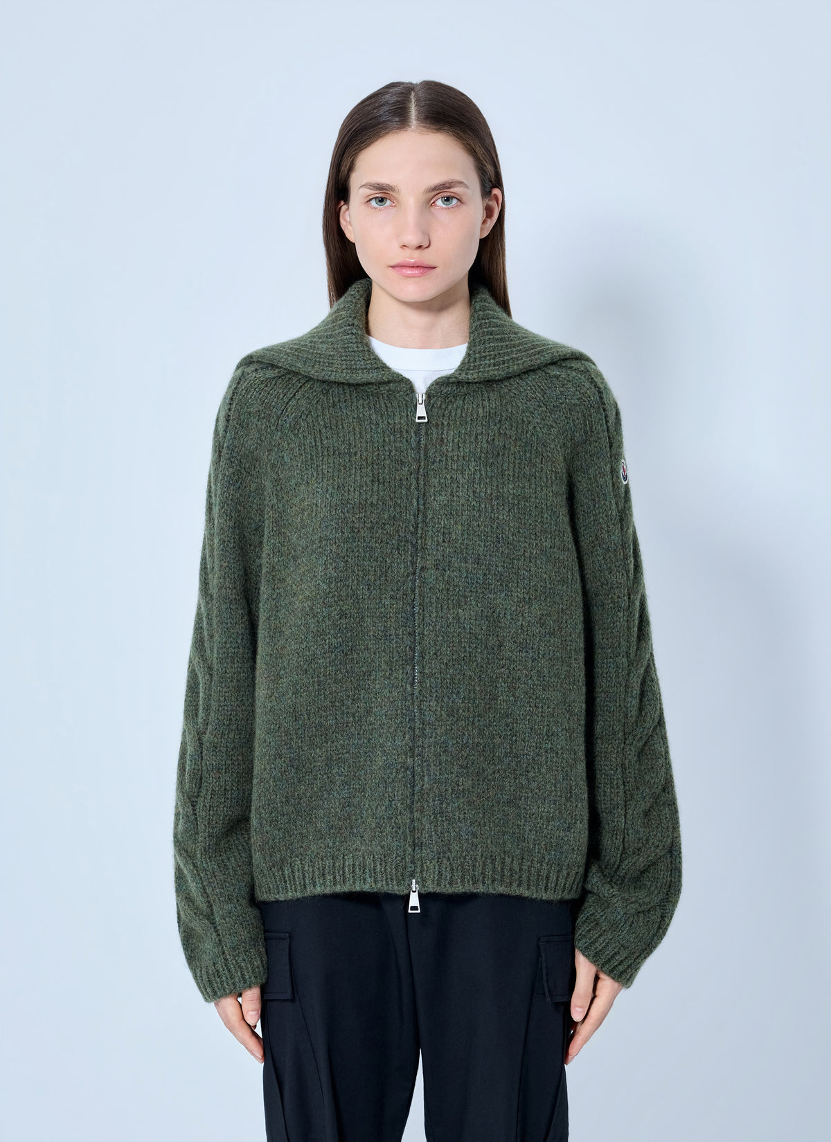 Moncler Moncler Women Zipped Knit Sweater