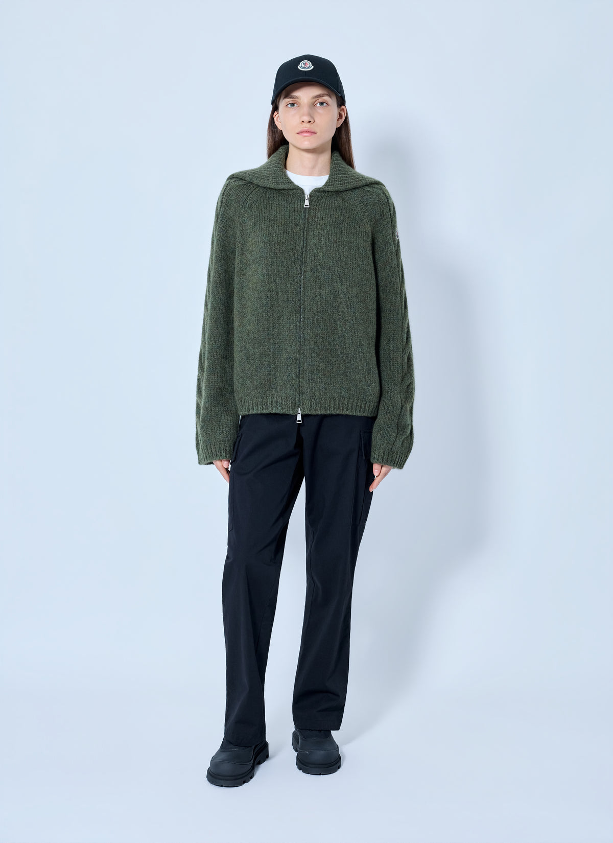 Moncler Moncler Women Zipped Knit Sweater