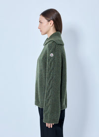 Moncler Moncler Women Zipped Knit Sweater