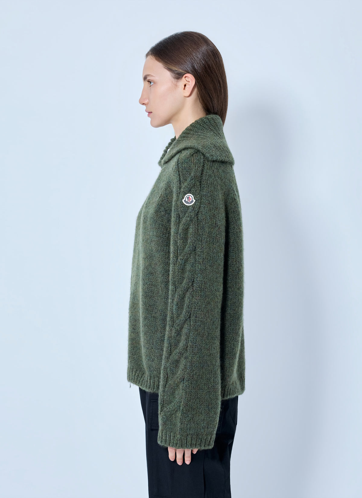Moncler Moncler Women Zipped Knit Sweater