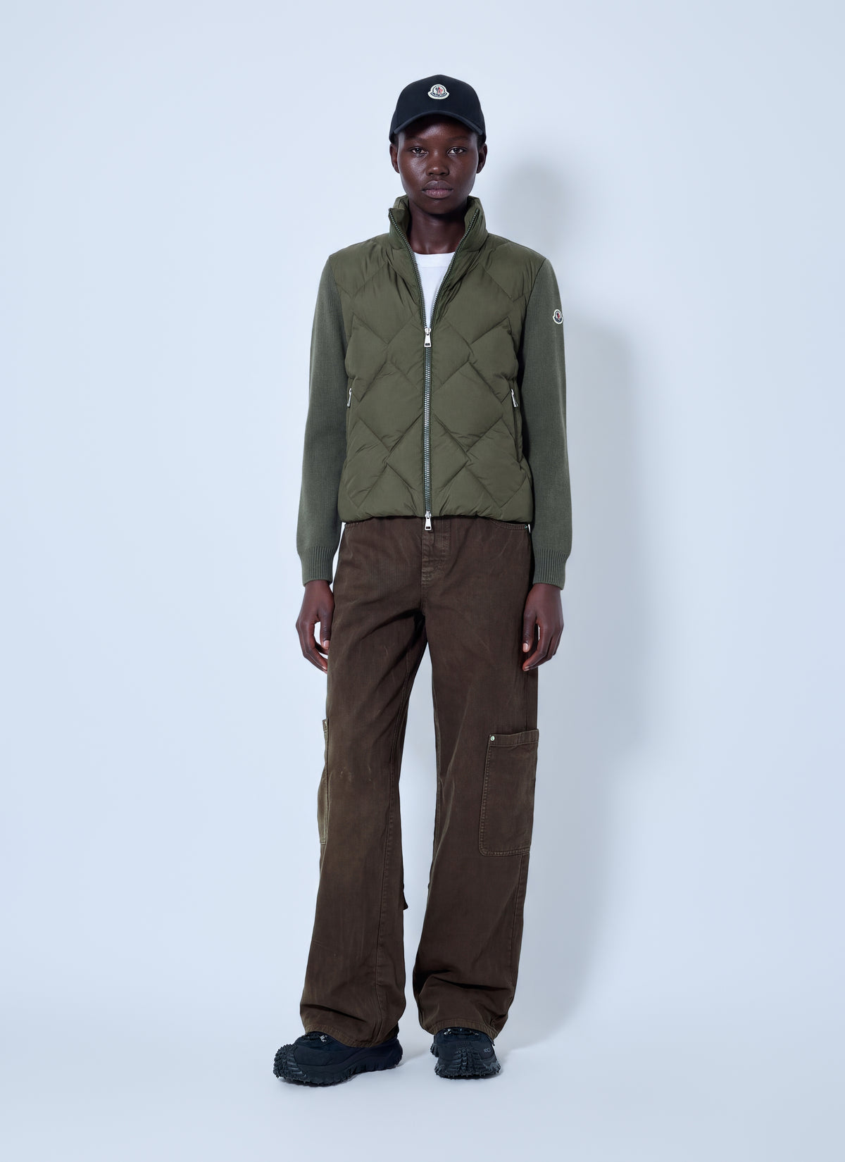 Moncler Women Cargo Pants With Patch Pockets