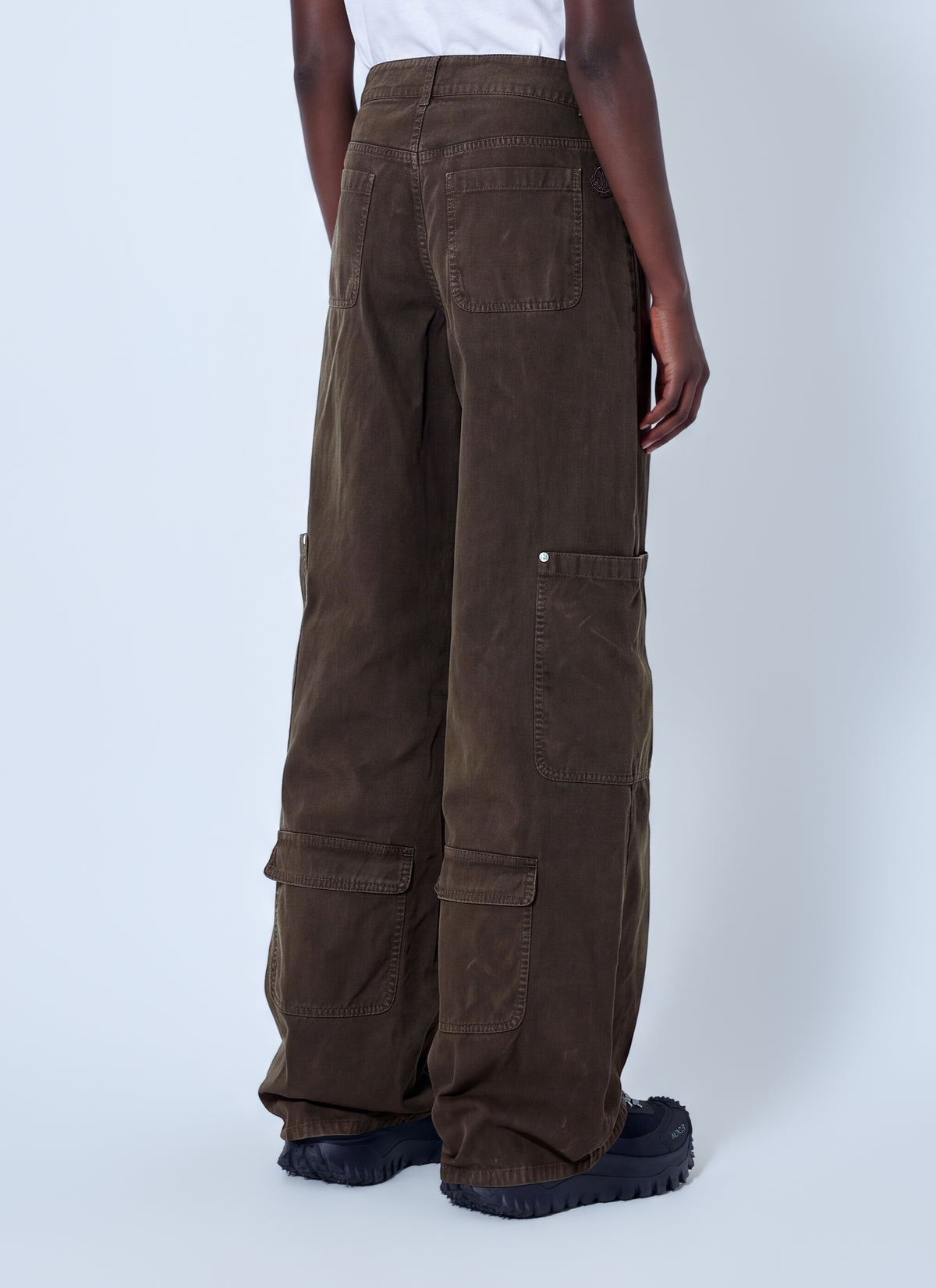 Moncler Women Cargo Pants With Patch Pockets