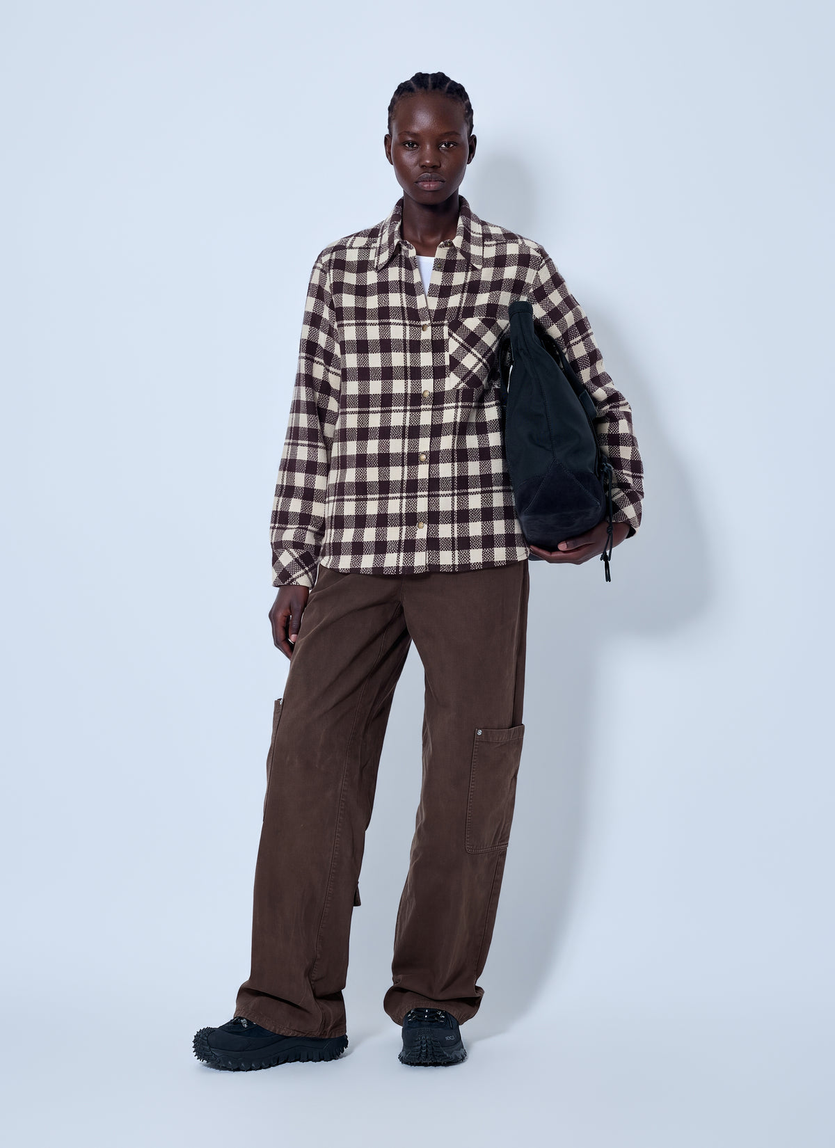 Moncler Moncler Women Checked Wool Shirt