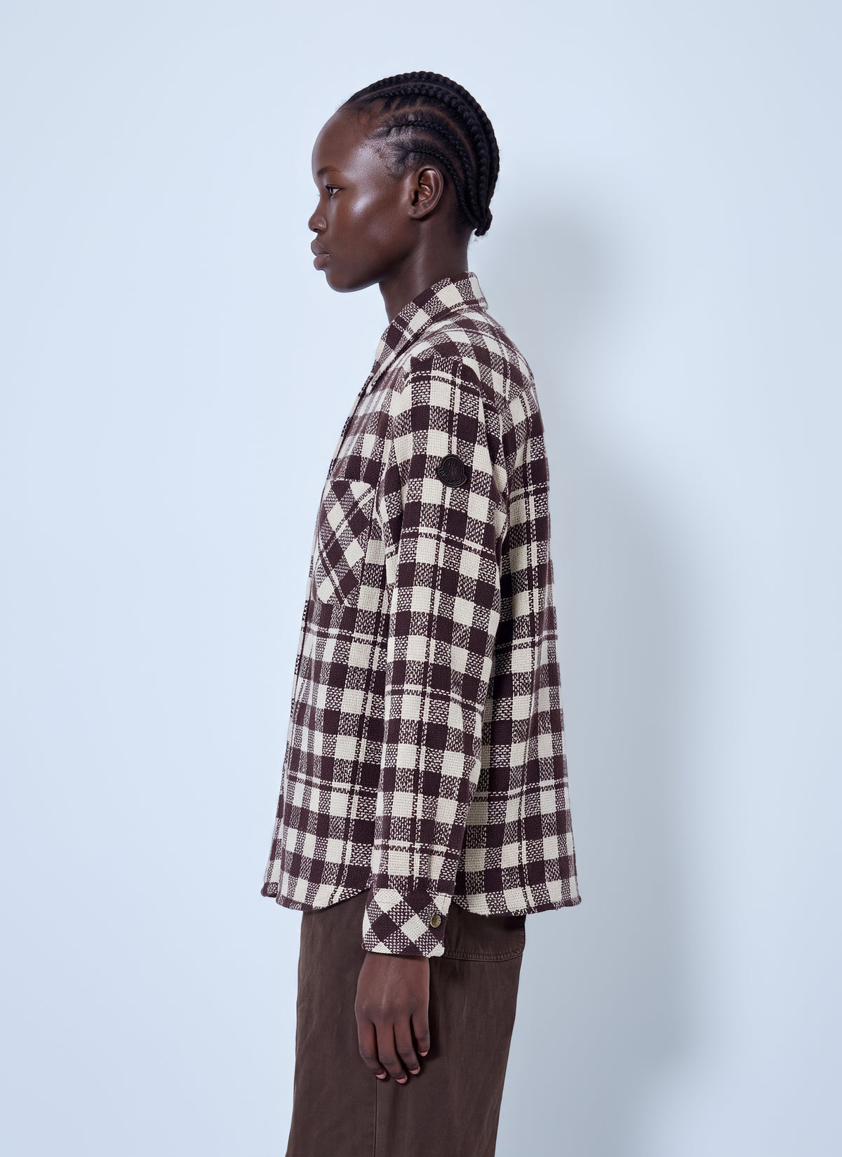 Moncler Moncler Women Checked Wool Shirt