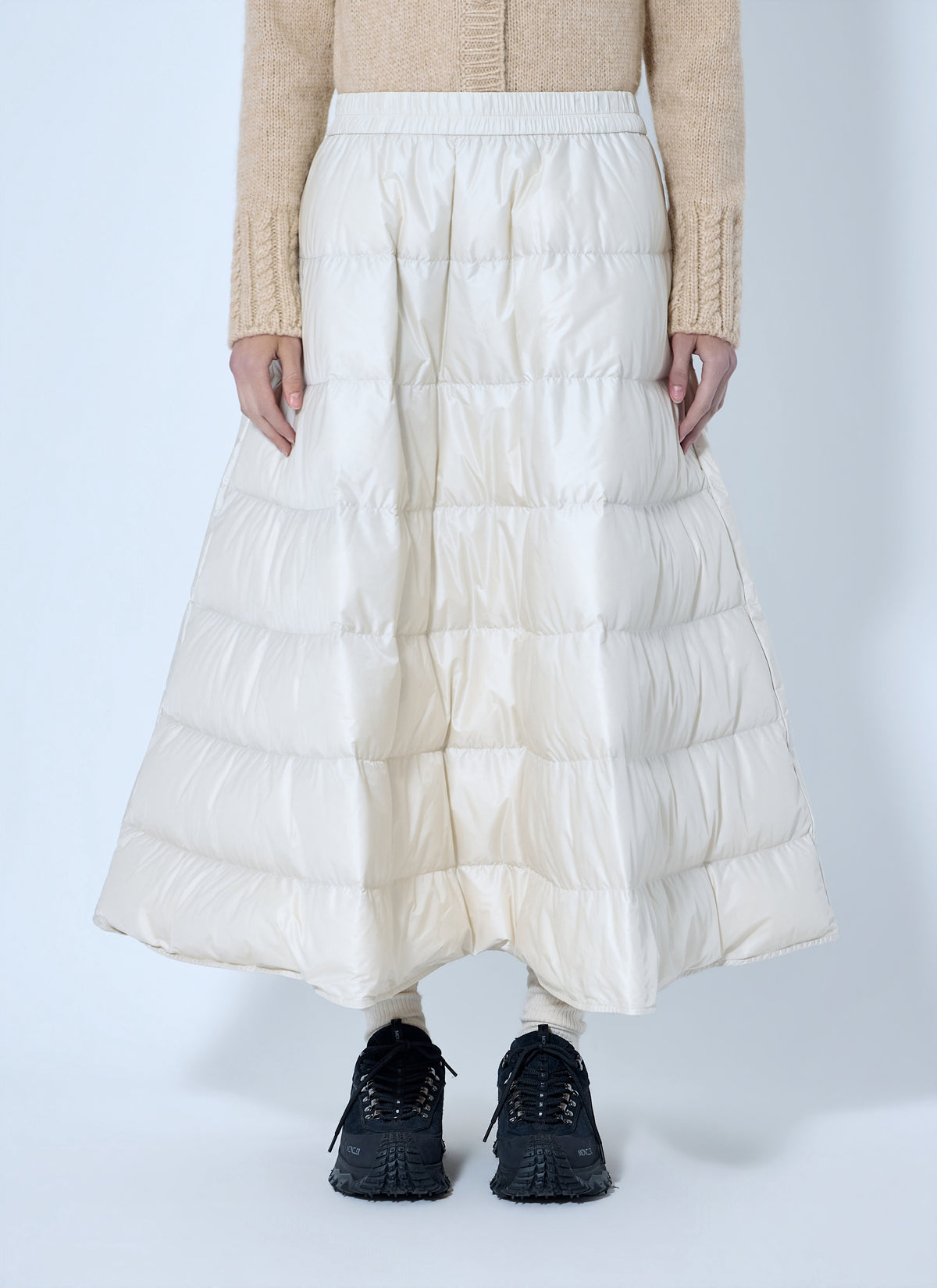 Moncler Moncler Women A-Line Down Midi Skirt
