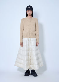 Moncler Moncler Women A-Line Down Midi Skirt