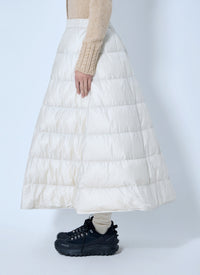 Moncler Moncler Women A-Line Down Midi Skirt