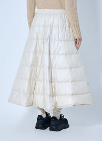 Moncler Moncler Women A-Line Down Midi Skirt