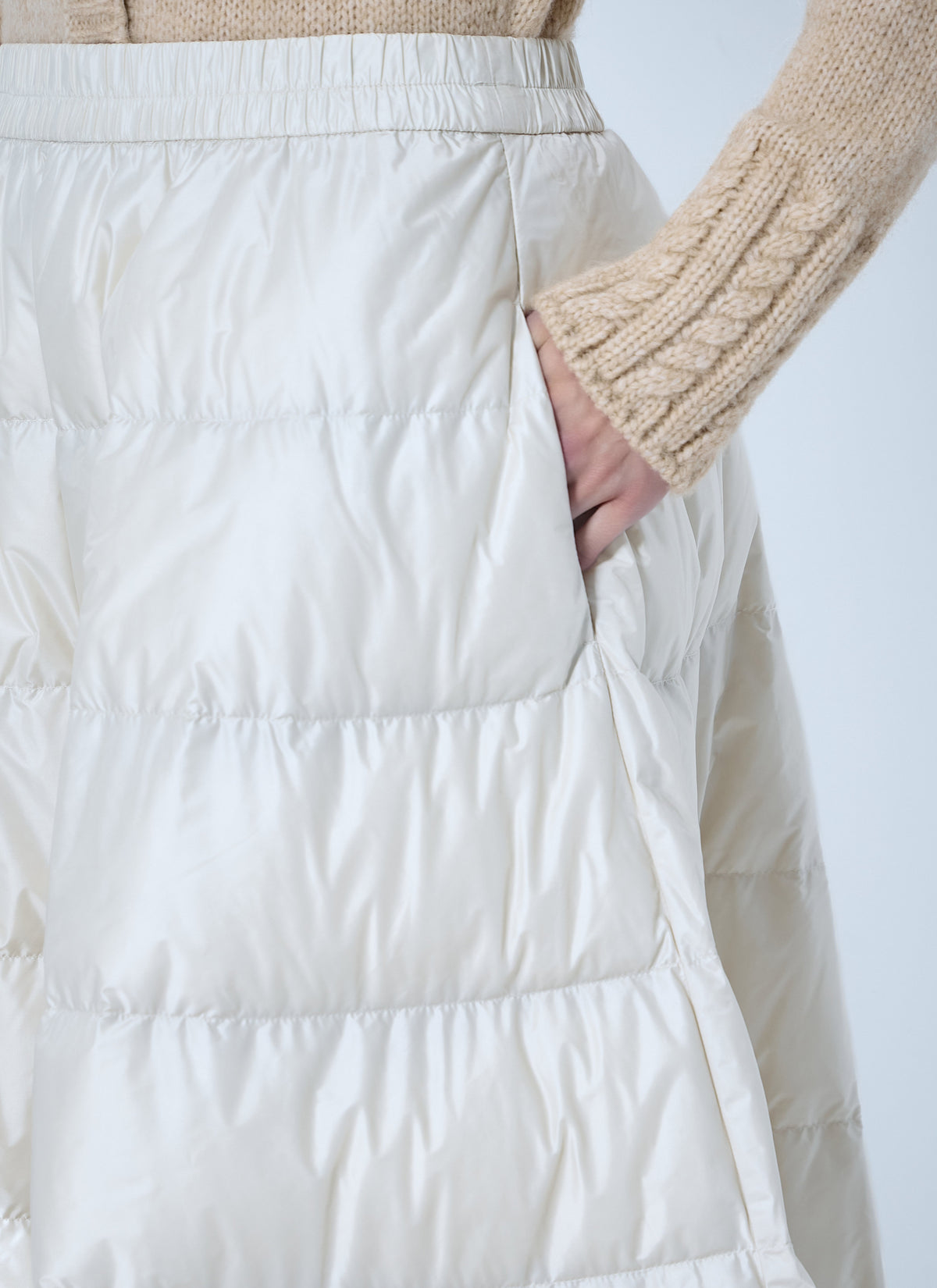 Moncler Moncler Women A-Line Down Midi Skirt