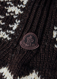 Moncler Women Patterned Knit Balaclava