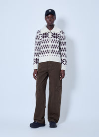 Moncler Moncler Women Fair Isle Zip Cardigan