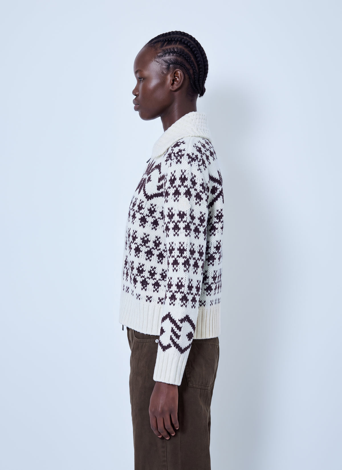 Moncler Moncler Women Fair Isle Zip Cardigan