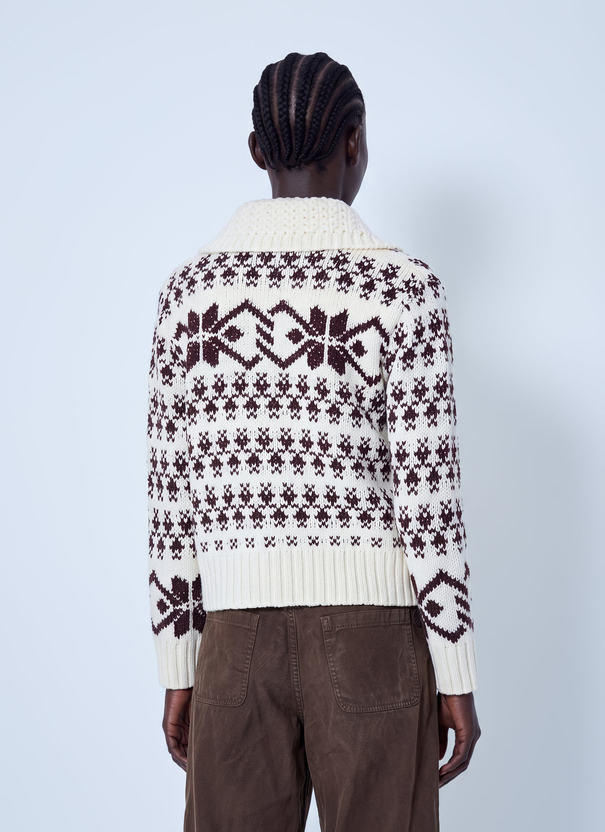 Moncler Moncler Women Fair Isle Zip Cardigan
