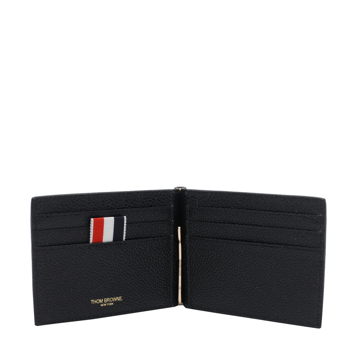 Thom Browne Thom Browne Men Money Clip Wallet With Inner Logo