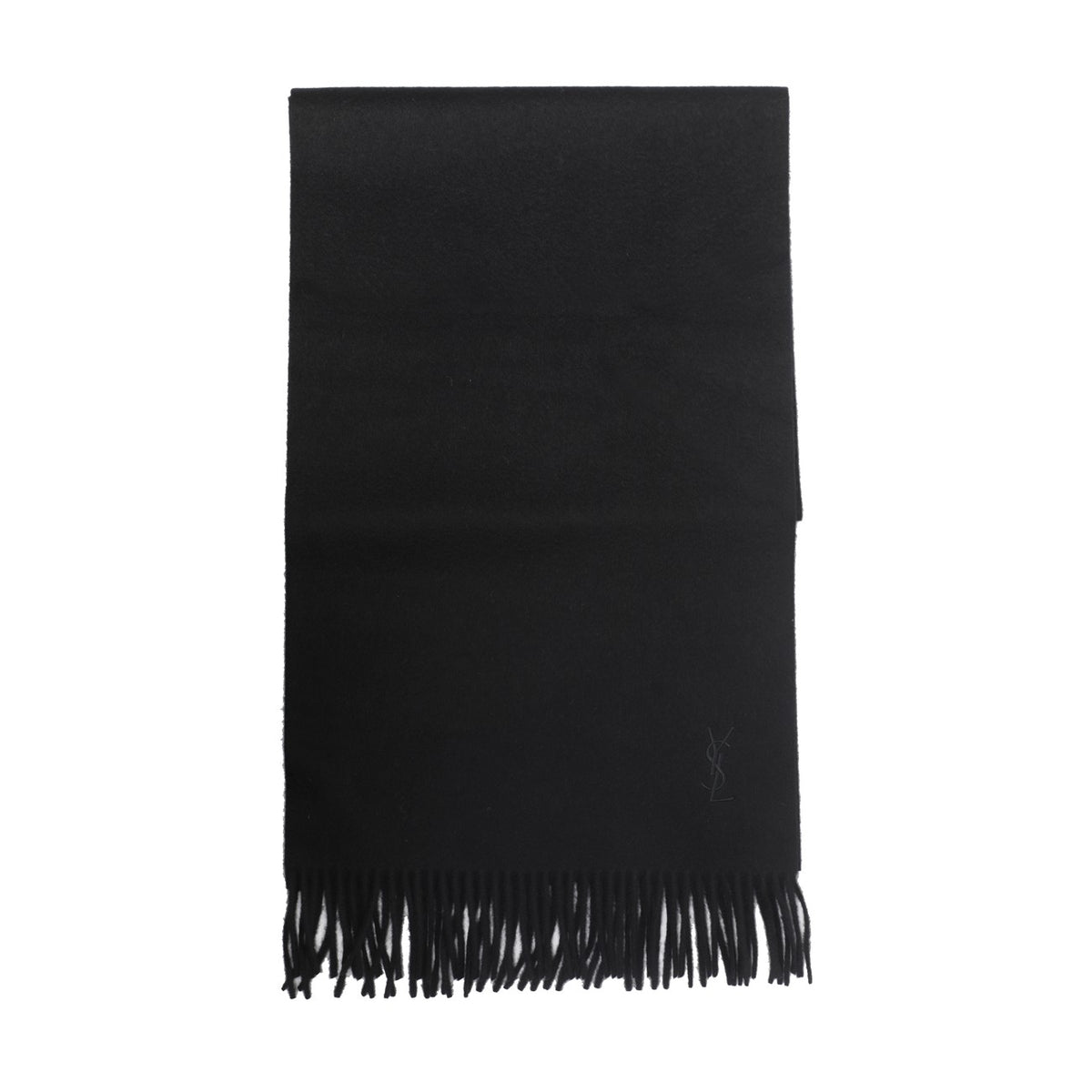 Saint Laurent Men Monogram Logo Scarf