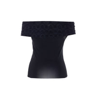 Marine Serre Women Moonogram Off Shoulder Top
