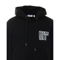 Off White Men Motion Arrow Skate Hoodie