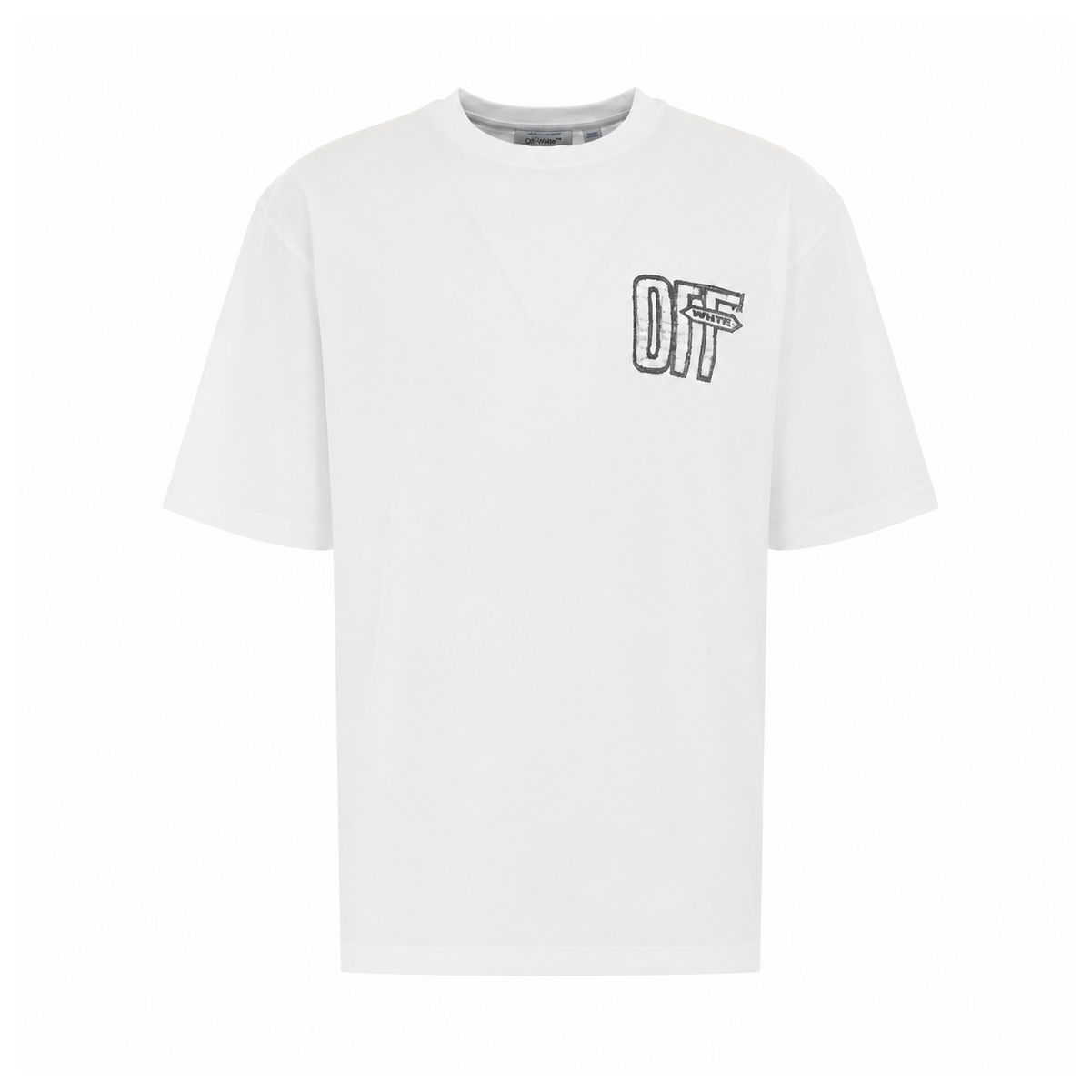 Off White Off White Men Motion Arrow Skate T-Shirt