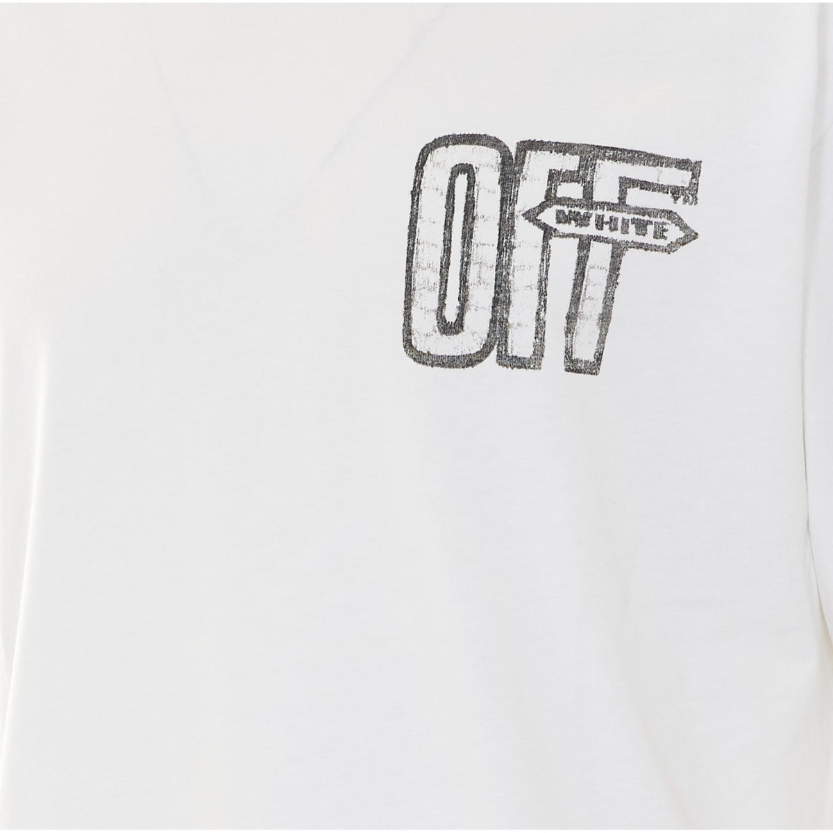Off White Off White Men Motion Arrow Skate T-Shirt