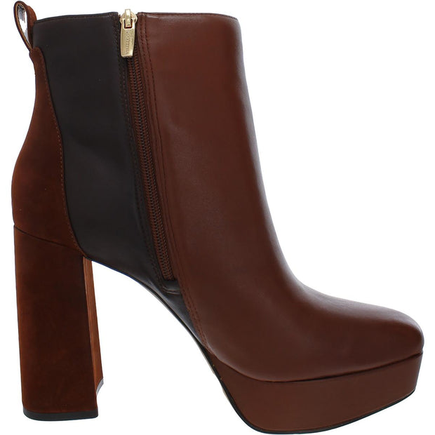 Gripaula Womens Leather Bootie Ankle Boots