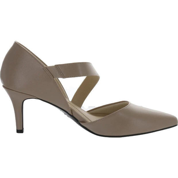 Suki Womens Padded Insole Slip On D'Orsay Heels
