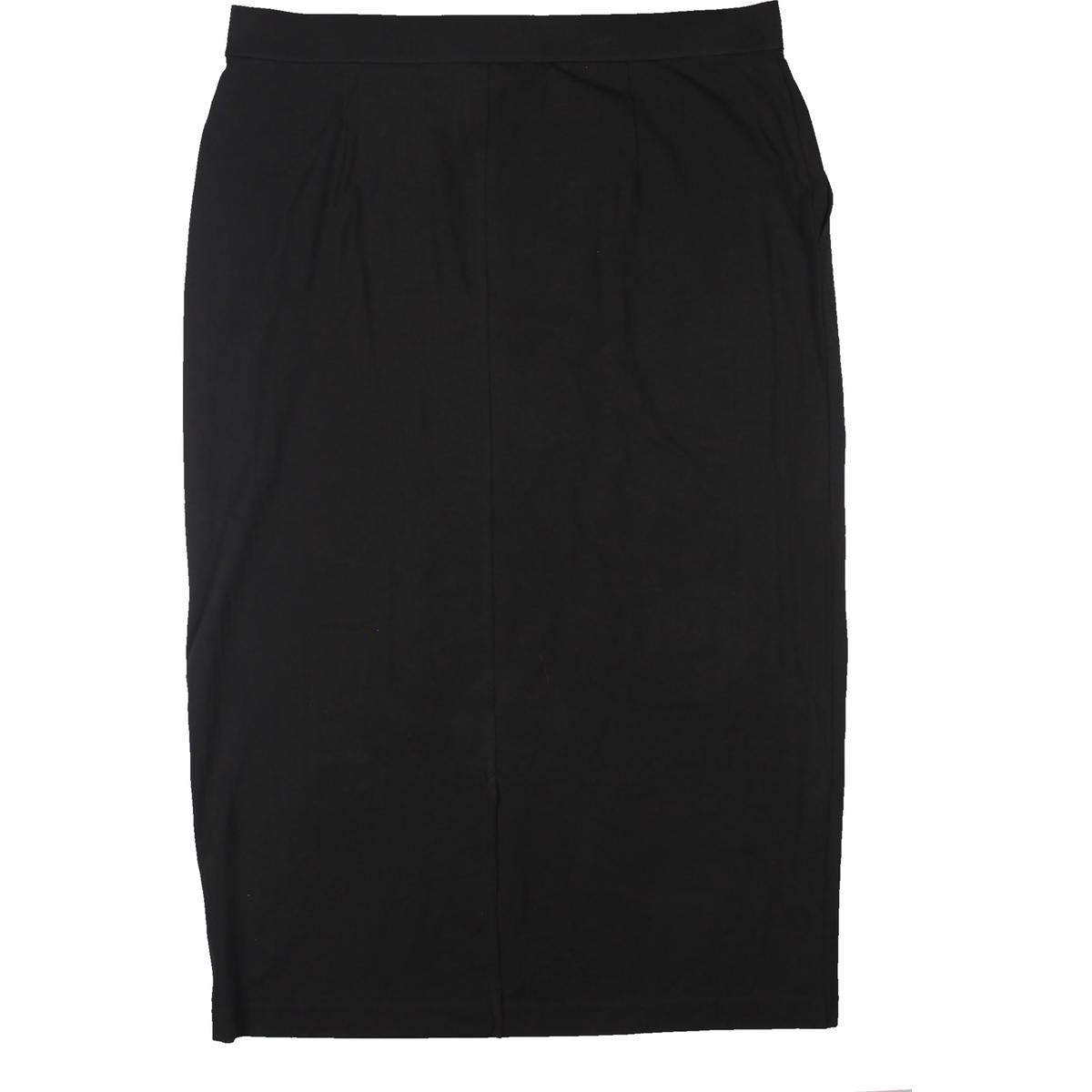 Womens Organic Cotton Pockets Midi Skirt