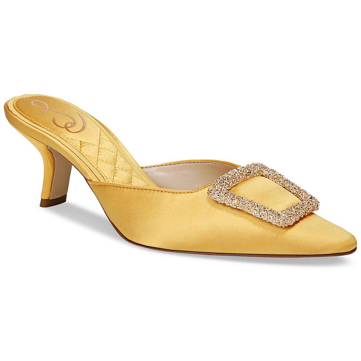 Brit Womens Satin Embellished Mules