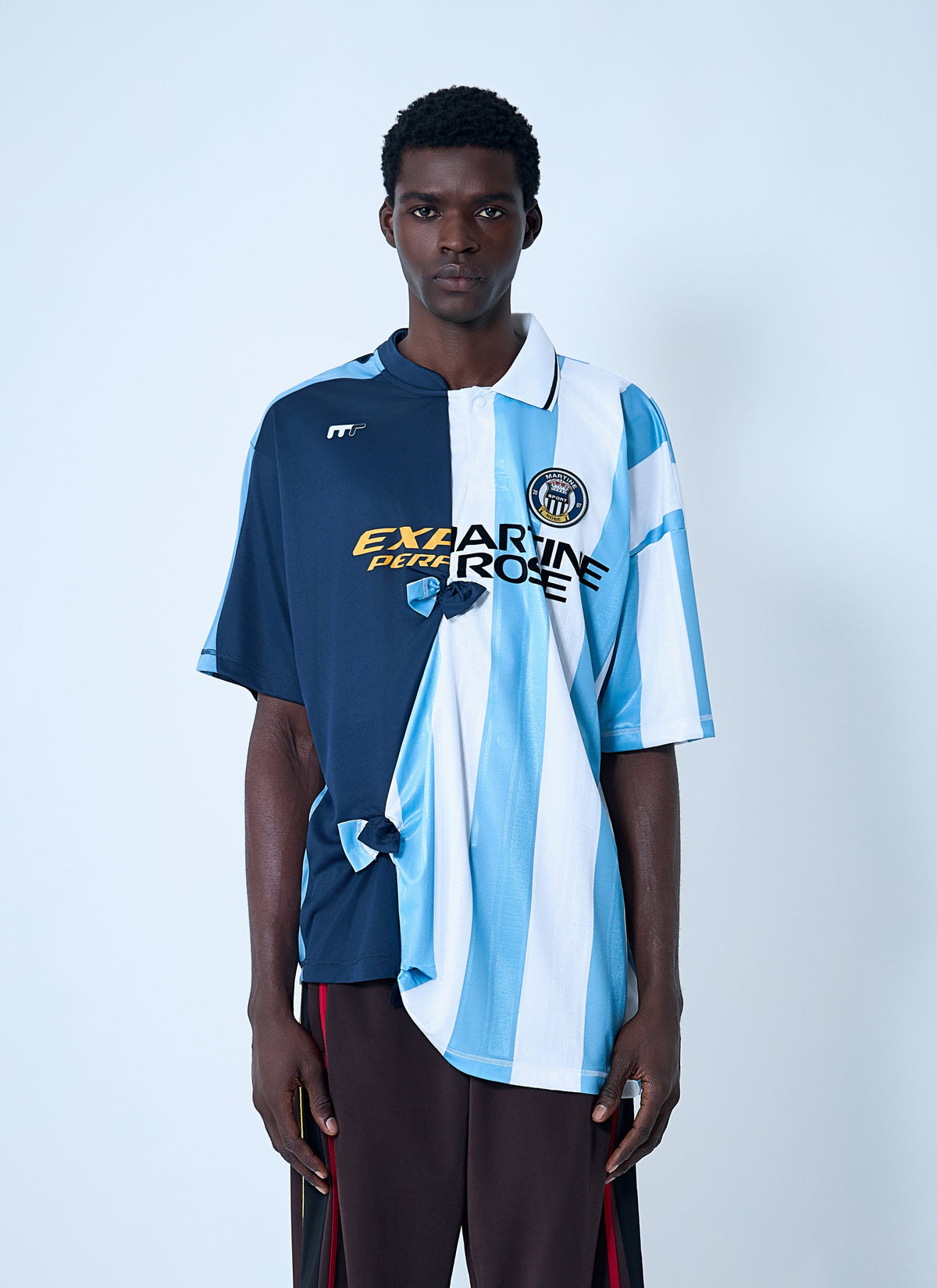 Martine Rose Men Logo Motif Football Top