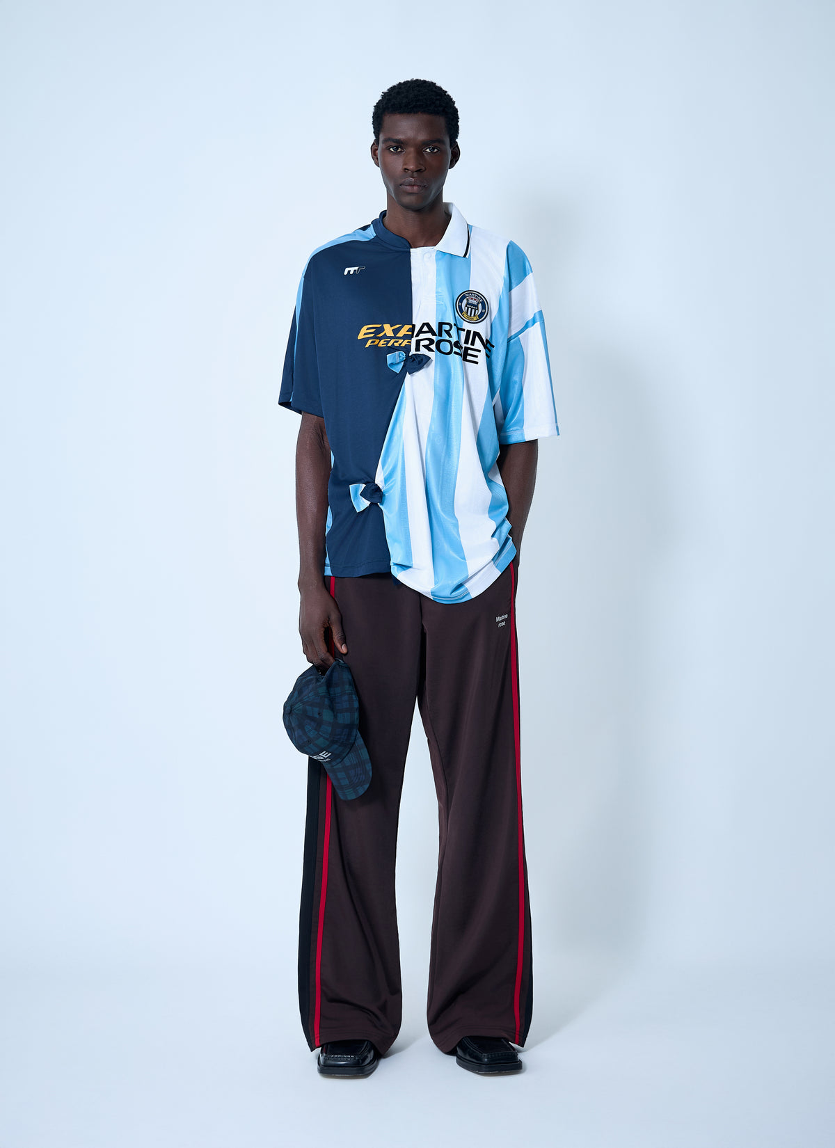 Martine Rose Men Logo Motif Football Top