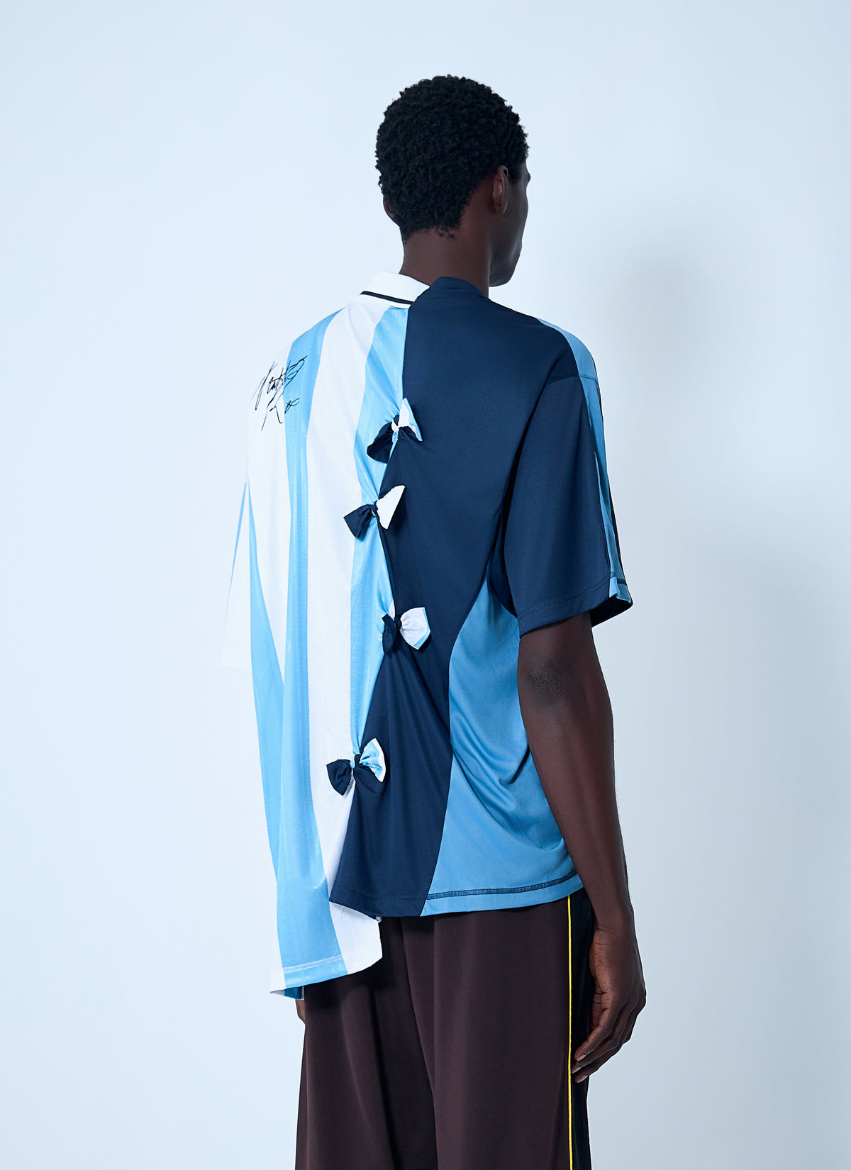 Martine Rose Men Logo Motif Football Top