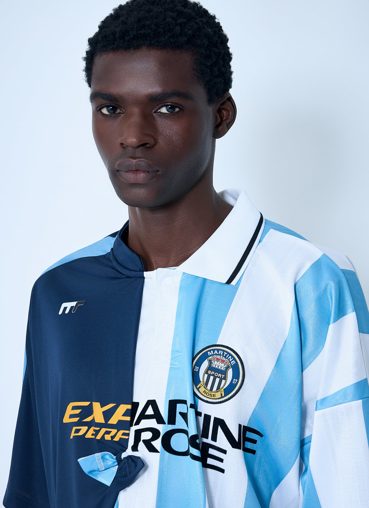 Martine Rose Men Logo Motif Football Top