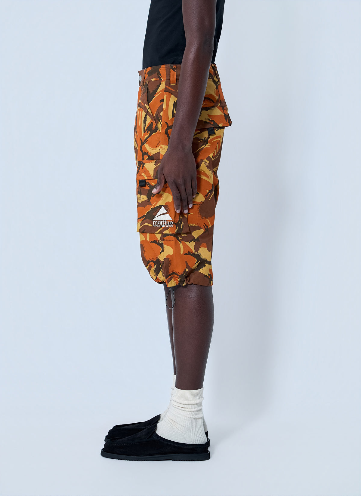 Martine Rose Men Printed Cargo Shorts