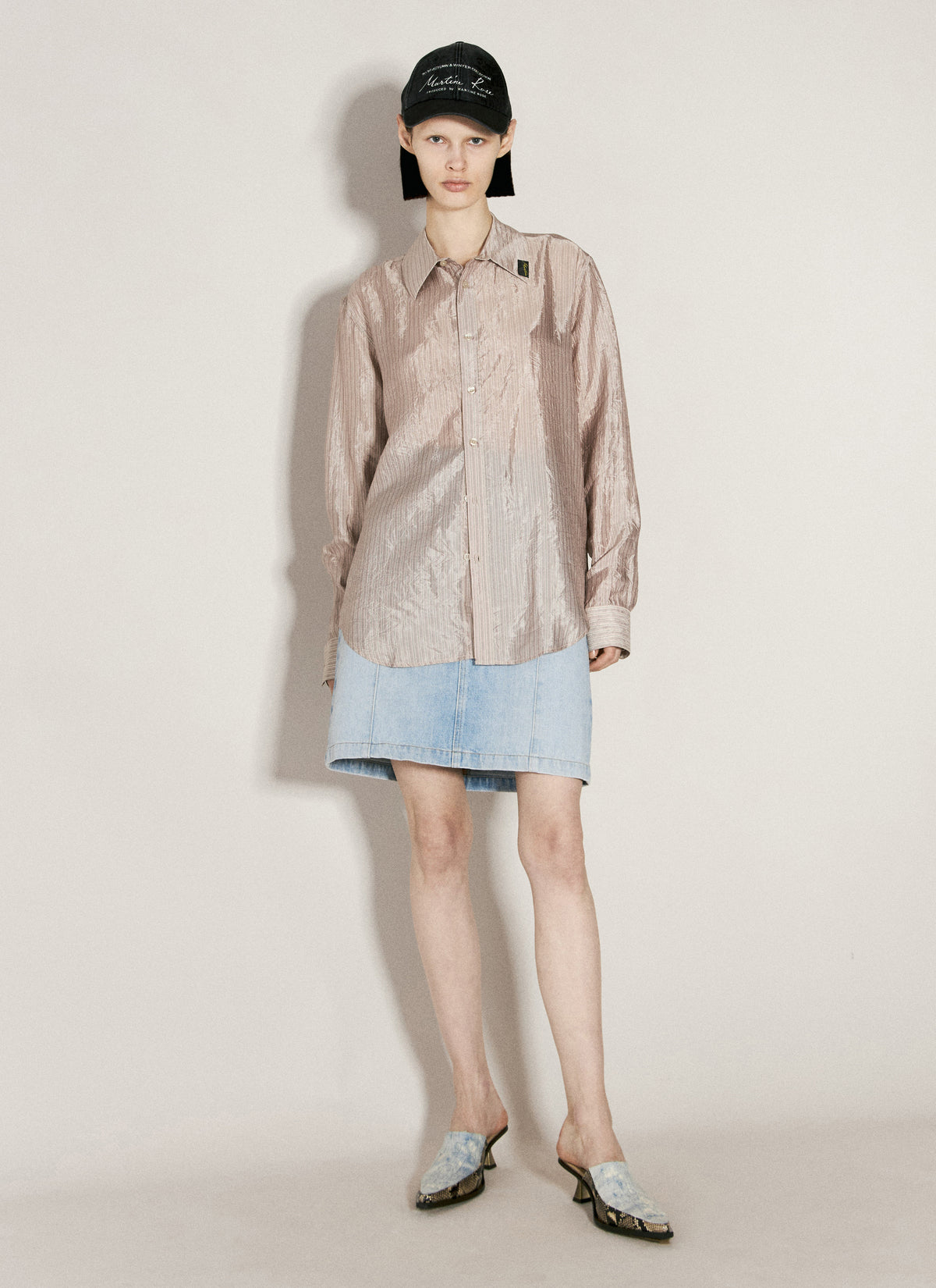 Martine Rose Martine Rose Women Narrow Front Mini Skirt