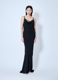 Mugler Mugler Women Crepe Maxi Dress