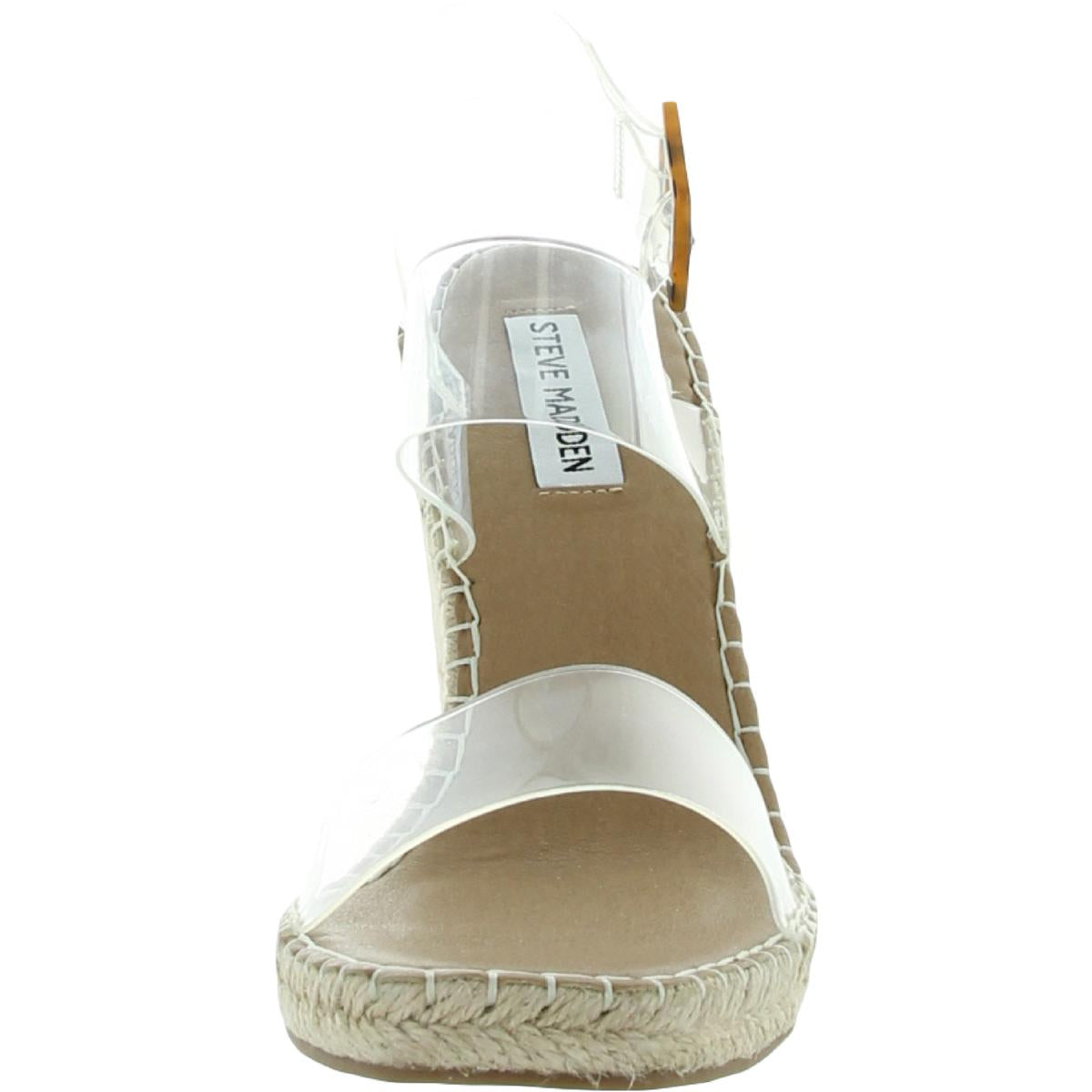 Uri Womens Buckle Espadrilles Wedge Sandals