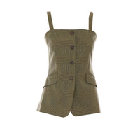 Max Mara Max Mara Women Mxmbacca Prince Of Wales Wool Vest