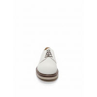 Brunello Cucinelli Mens Derby Laced Shoes In Offwhite