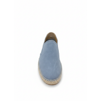 Brunello Cucinelli Mens Suede Slip-On Espadrilles In Light Blue