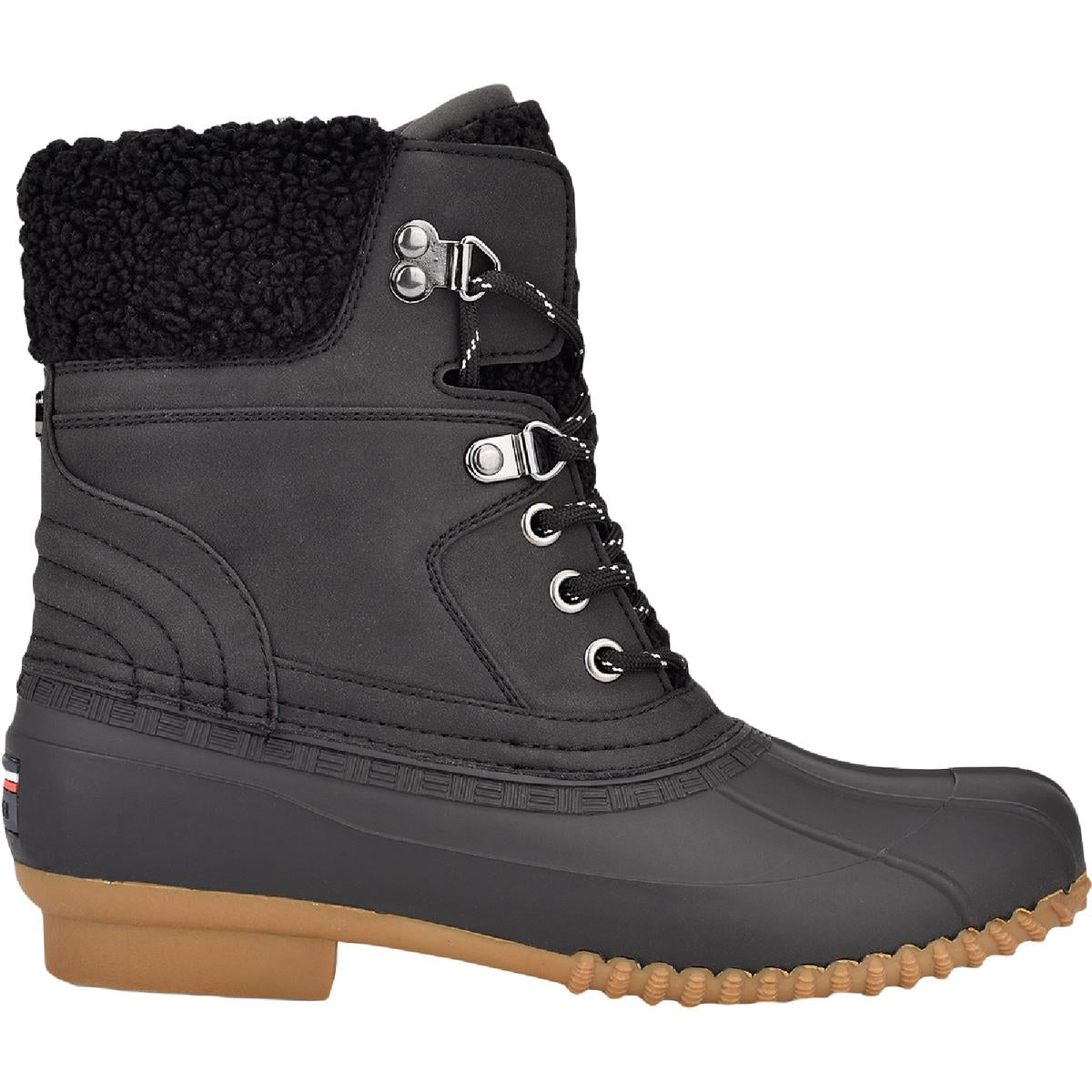 Rainah Womens Faux Fur Lined Rain Boots